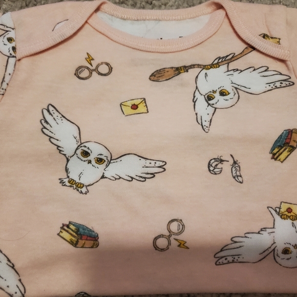 Harry Potter set of 3 sleeper gowns 0-6m - Picture 4 of 5